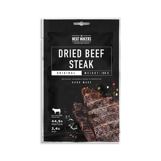 The Meat Makers Beef Jerky Steak 100g